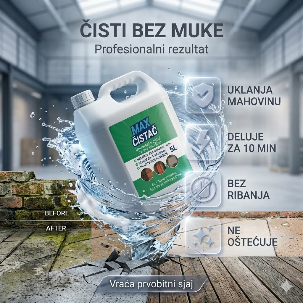 Hydroxseal™ MAX Čistač™- Sredi dvoriste za sekund!
