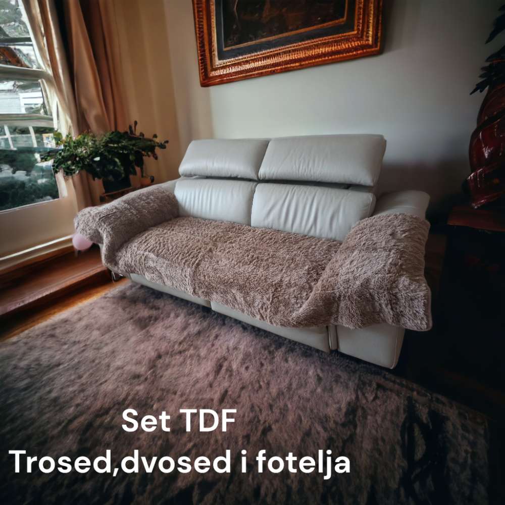 Prekriva Trosed Dvosed Fotelja Upko Dark Cream Kupibrzo Net