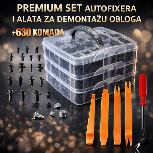 Univerzalni set žabica 630 kom + klešta i nastavci