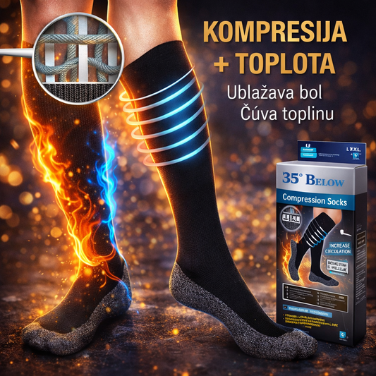 Čarape za cirkulaciju - Reši se bola 1+1 GRATIS